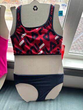 Girls 2 piece FILA swim suit - 16 teen